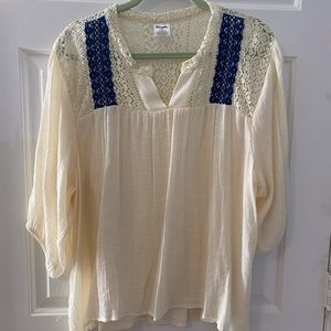 Wrangler Woman’s 3/4 length sleeve blouse